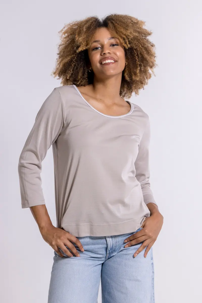 3/4 sleeves Woman100% Cotton 3142C