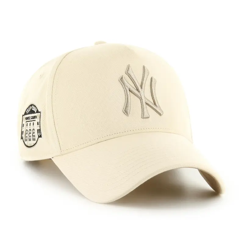 47-BCPTN-MDTTC17GWP-NT08 - CAPPELLINO UNISEX '47 BRAND NEW YORK YANKEES MVP COOPERSTOWN – BEIGE NATURALE