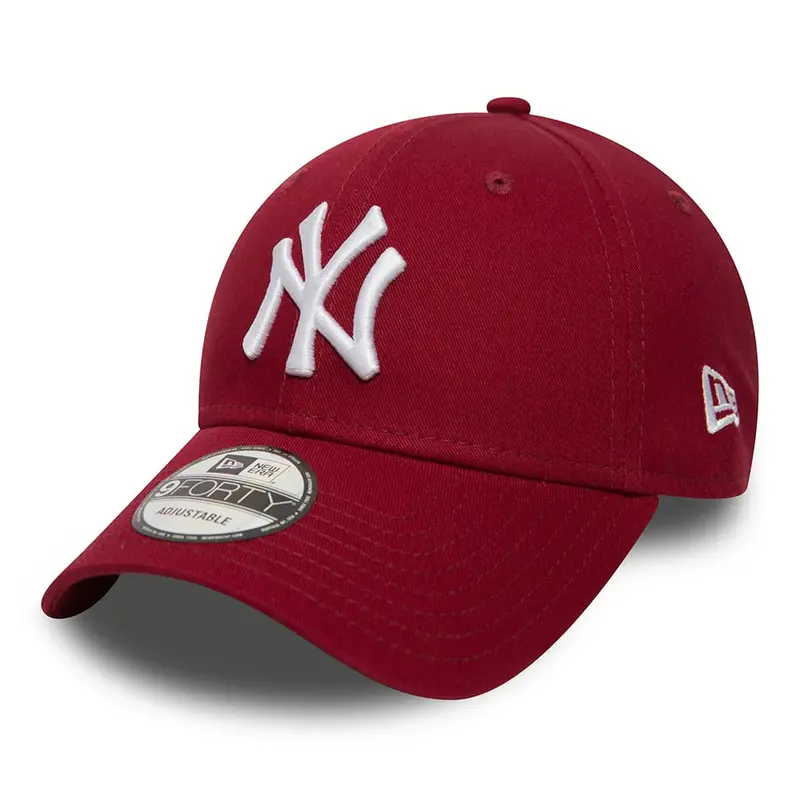 80636012 - CAPPELLINO REGOLABILE NEW ERA 9FORTY NEW YORK YANKEES ESSENTIAL BORDEAUX