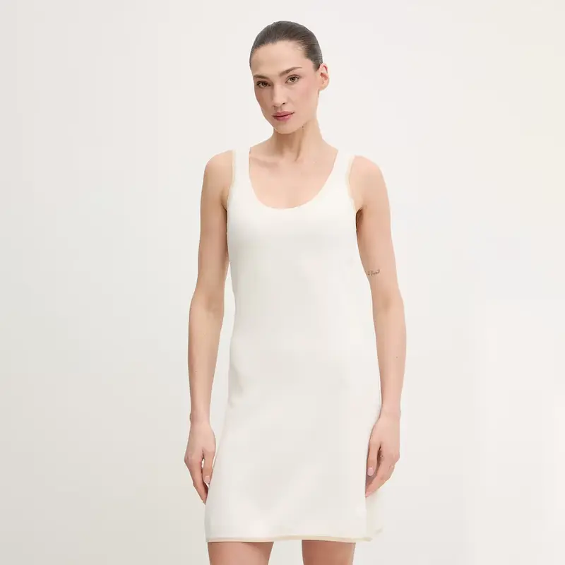 ABITO DONNA EA7 EMPORIO ARMANI SENZA MANICHE BIANCO