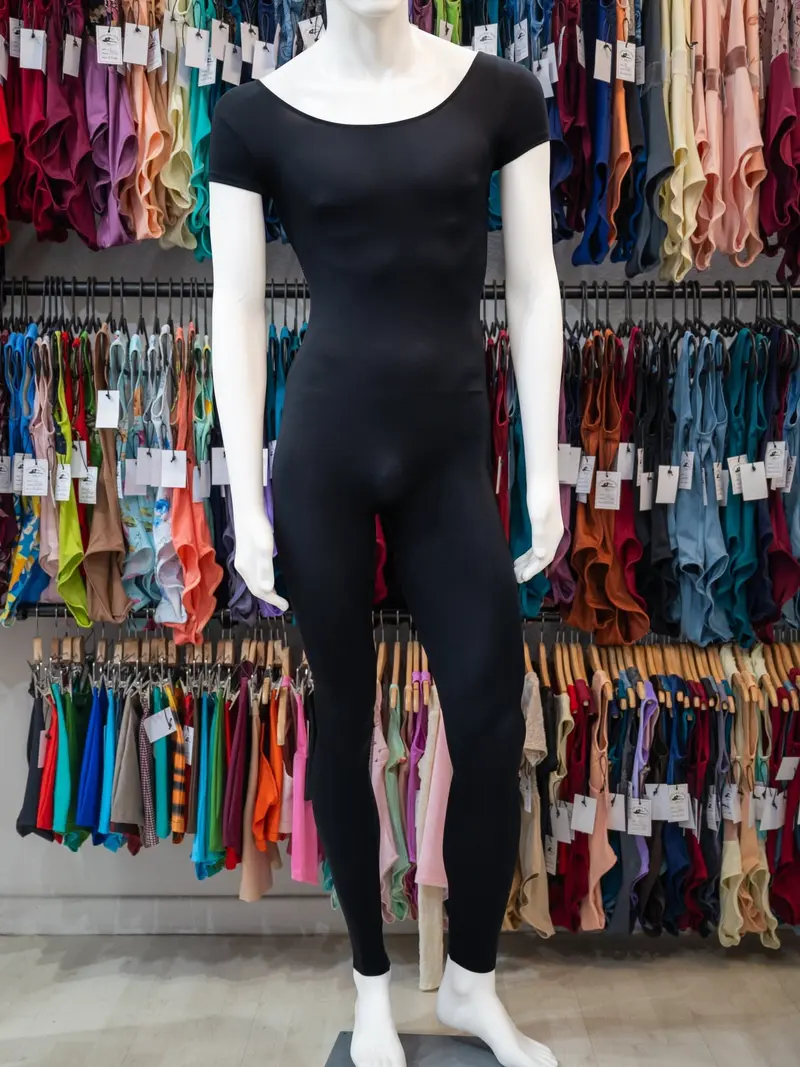 Accademico Danza a Manica Corta Nero MP472