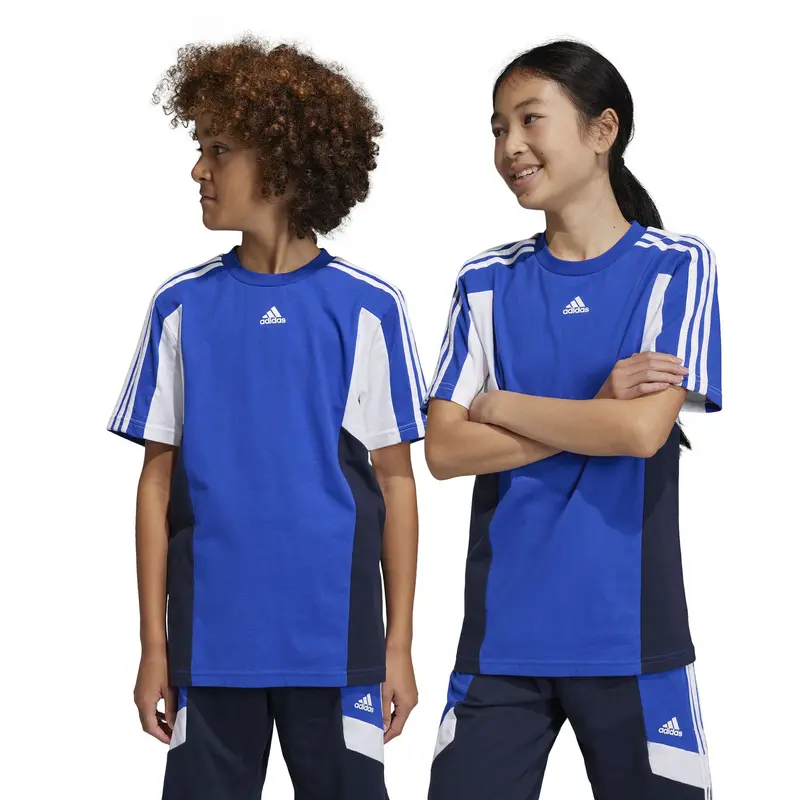 ADIDAS 3 STRIPES COLORBLOCK T-SHIRT JR HR6361