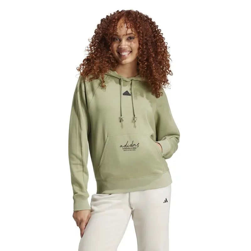 ADIDAS FELPA CON CAPPUCCIO DONNA JI6519