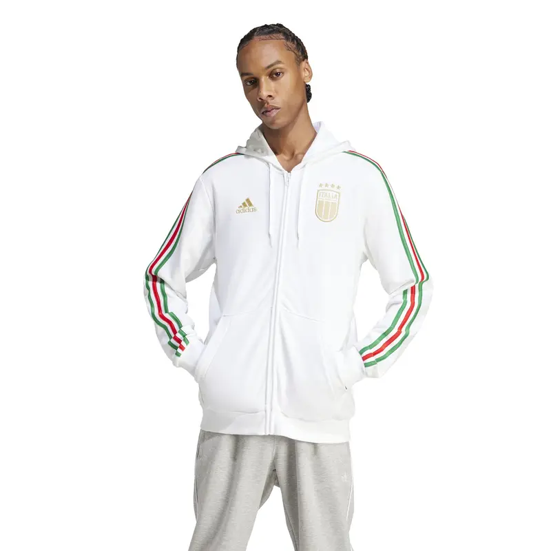 ADIDAS FELPA FIGC DNA SULL ZIP UOMO IU2104