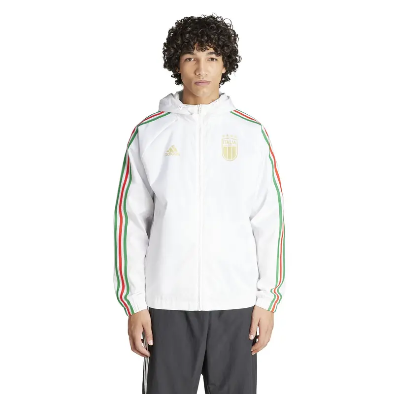 ADIDAS GIACCA A VENTO DNA FIGC NAZIONALE ITALIANA UOMO IU2107