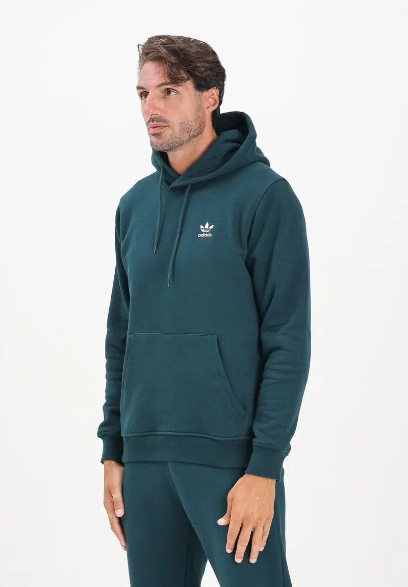 ADIDAS ORIGINALS FELPA CON CAPPUCCIO E LOGO PICCOLO JZ3589