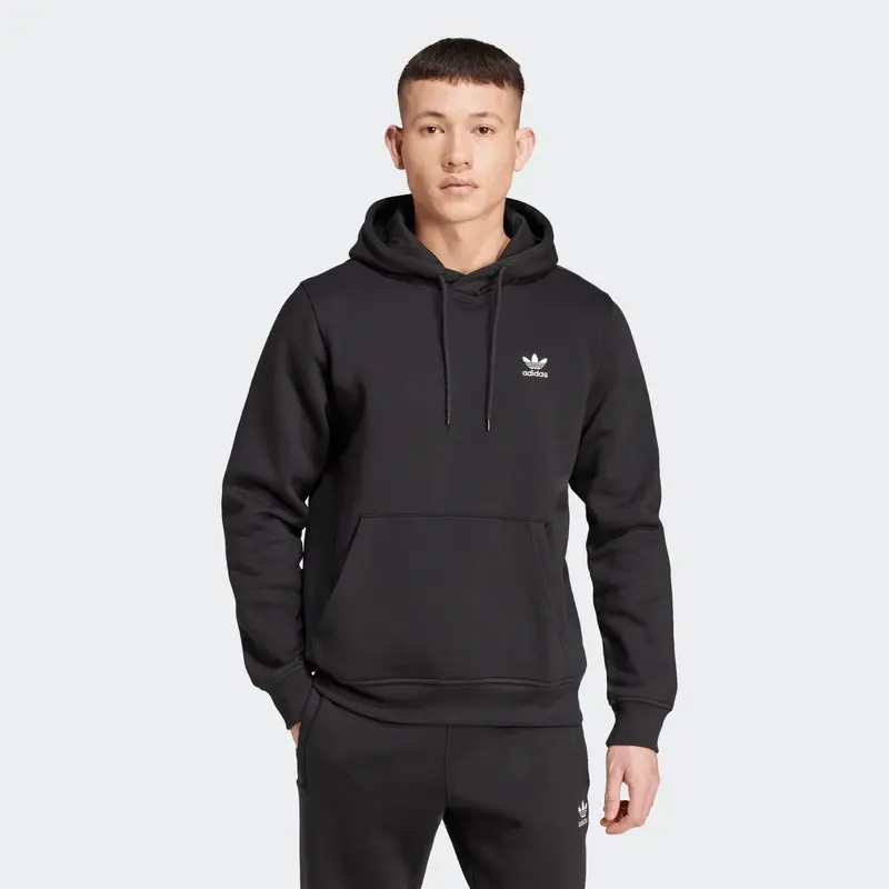 ADIDAS ORIGINALS FELPA CON CAPPUCCIO LOGO PICCOLO ADIDAS IY4930