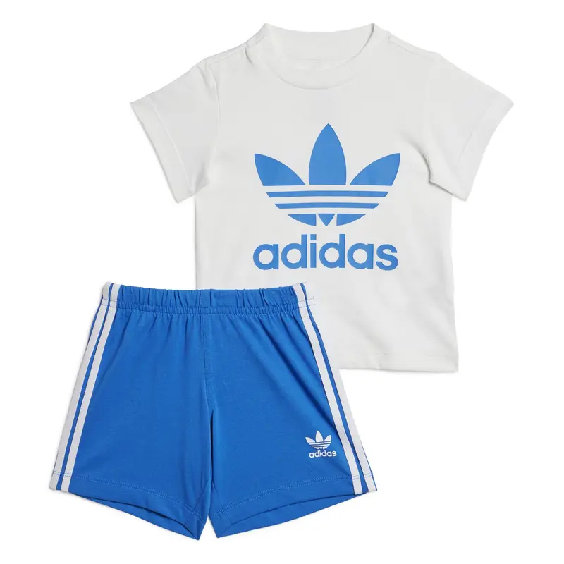 ADIDAS ORIGINALS TUTA MEZZA MANICA + BERMUDA IN COTONE BIMBO IR6868