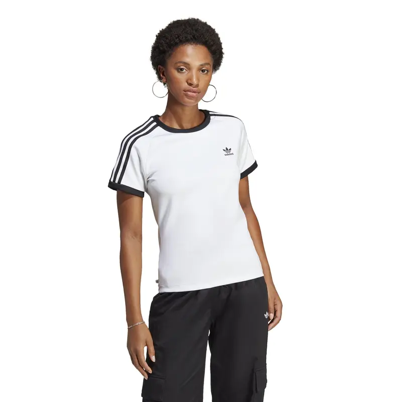 ADIDAS ORIGINALS W SLIM 3 TRIPES T-SHIRT IB7441