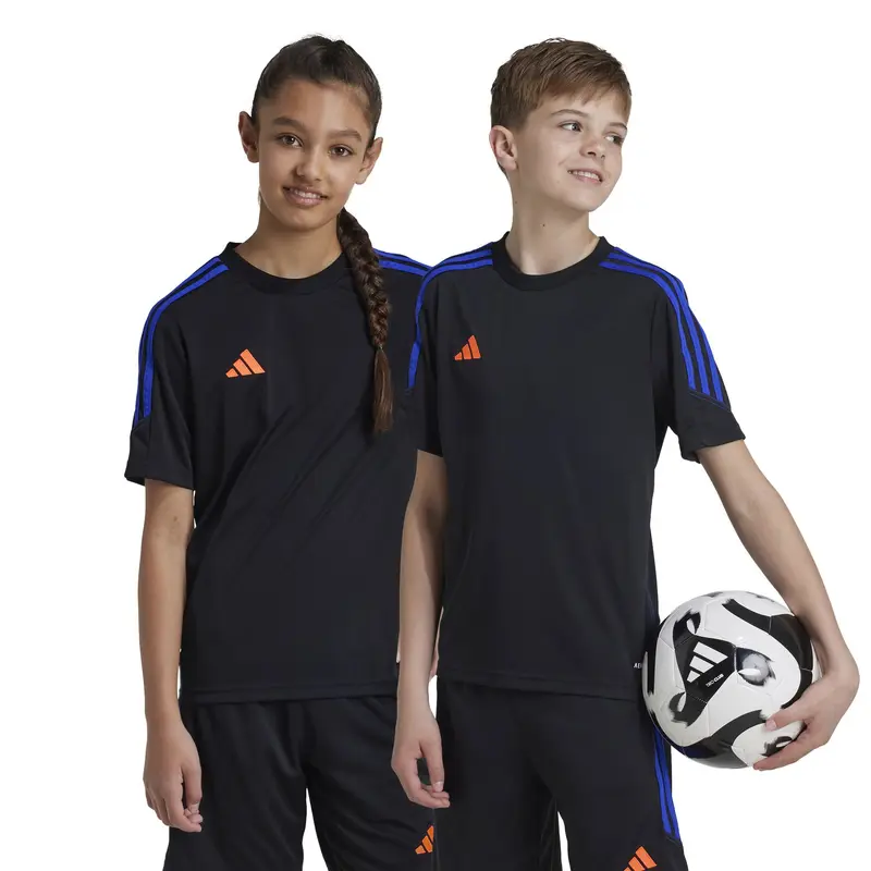 ADIDAS T-SHIRT 3 STRISCE ADIDAS BAMBINO JE6084
