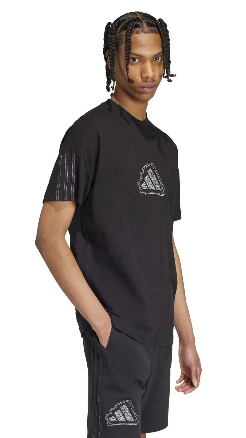 ADIDAS T-SHIRT CON LOGO ADIDAS UOMO IX1255