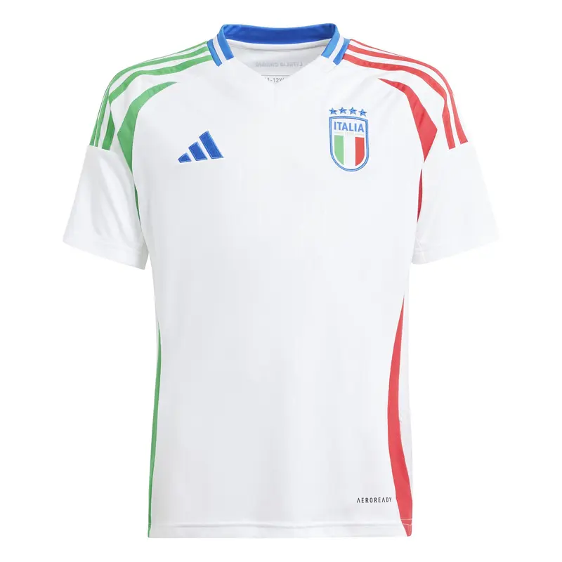 ADIDAS T-SHIRT ITALY 2024 AWAY JERSEY FIGC NAZIONALE ITALIANA JR IQ0488