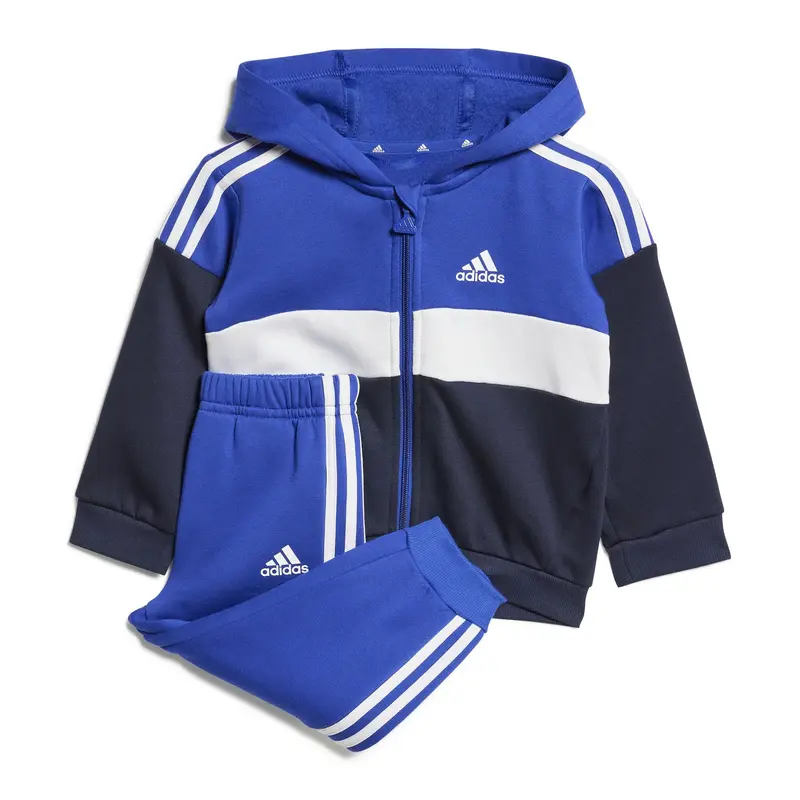 ADIDAS TUTA CON ZIP E CAPPUCCIO BAMBINO IW3492