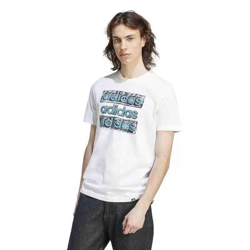 ADIDAS W T-SHIRT DOODLE HY1338