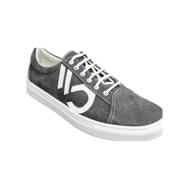 ALBIR Ceniza - SNEAKER URBANKIZ EXTRACONFORT FLEX IN CAMOSCIO GRIGIO CUCITURE BIANCHE CON CASSETTA IN RESINA DI GOMMINA BIANCA FLEX - Salsa