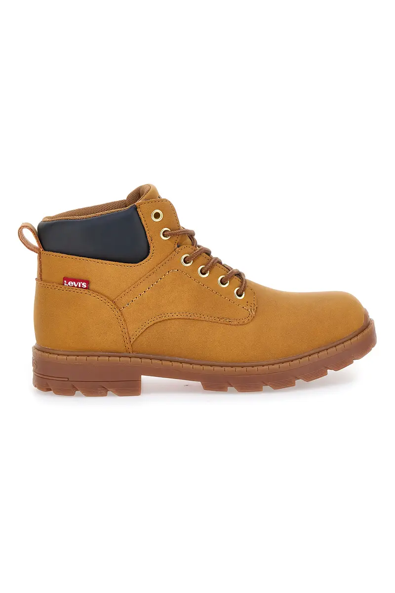 Anfibi cammello con collarino imbottito Levi's VFOR0143S