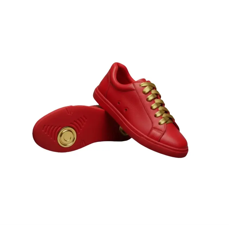 ATACA Red Mercury Vortex (L0700FCE) – Sneaker da Ballo Rossa Cerchi Oro