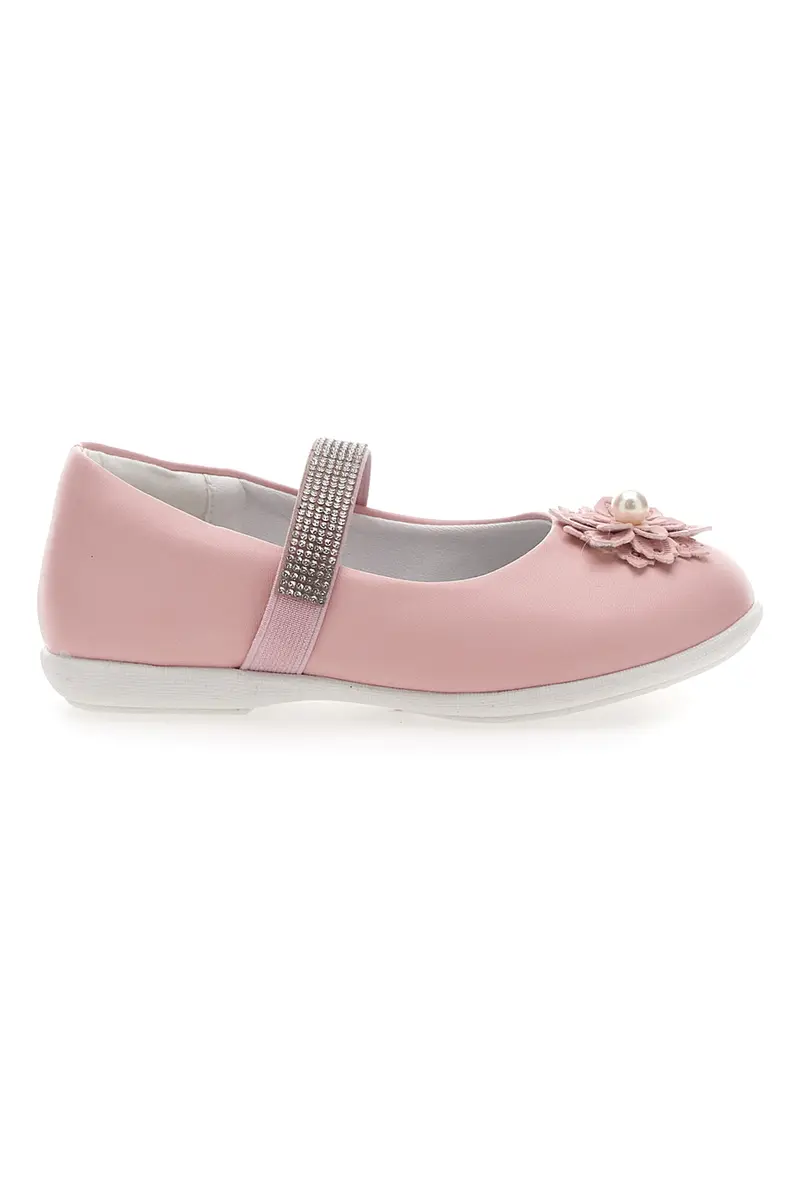Ballerine con fiore e strass rosa ENERGY E702