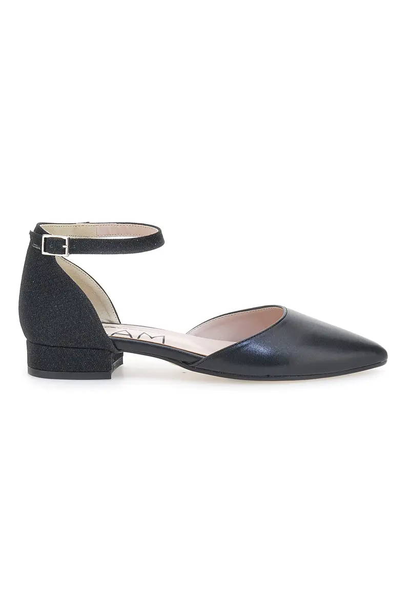 Ballerine Nere con Cinturino alla Caviglia PITTARELLO GLAM 2885