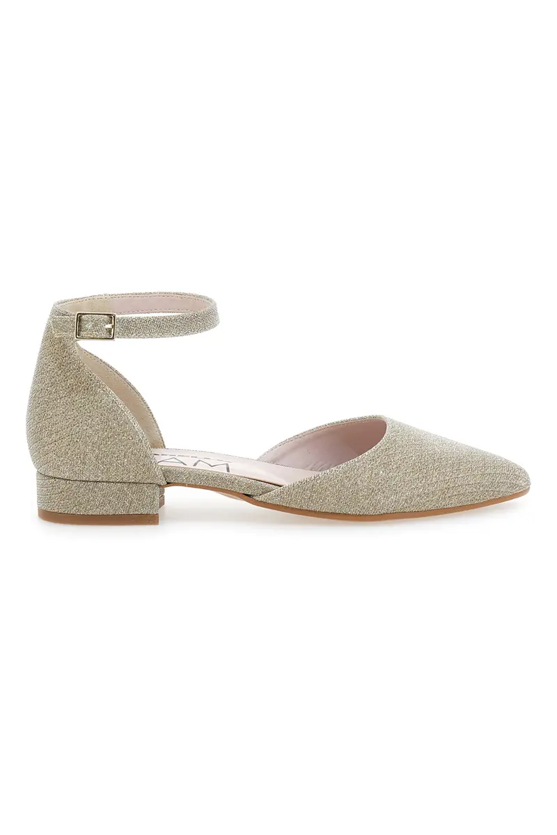 Ballerine Platino con Cinturino alla Caviglia PITTARELLO GLAM 2885