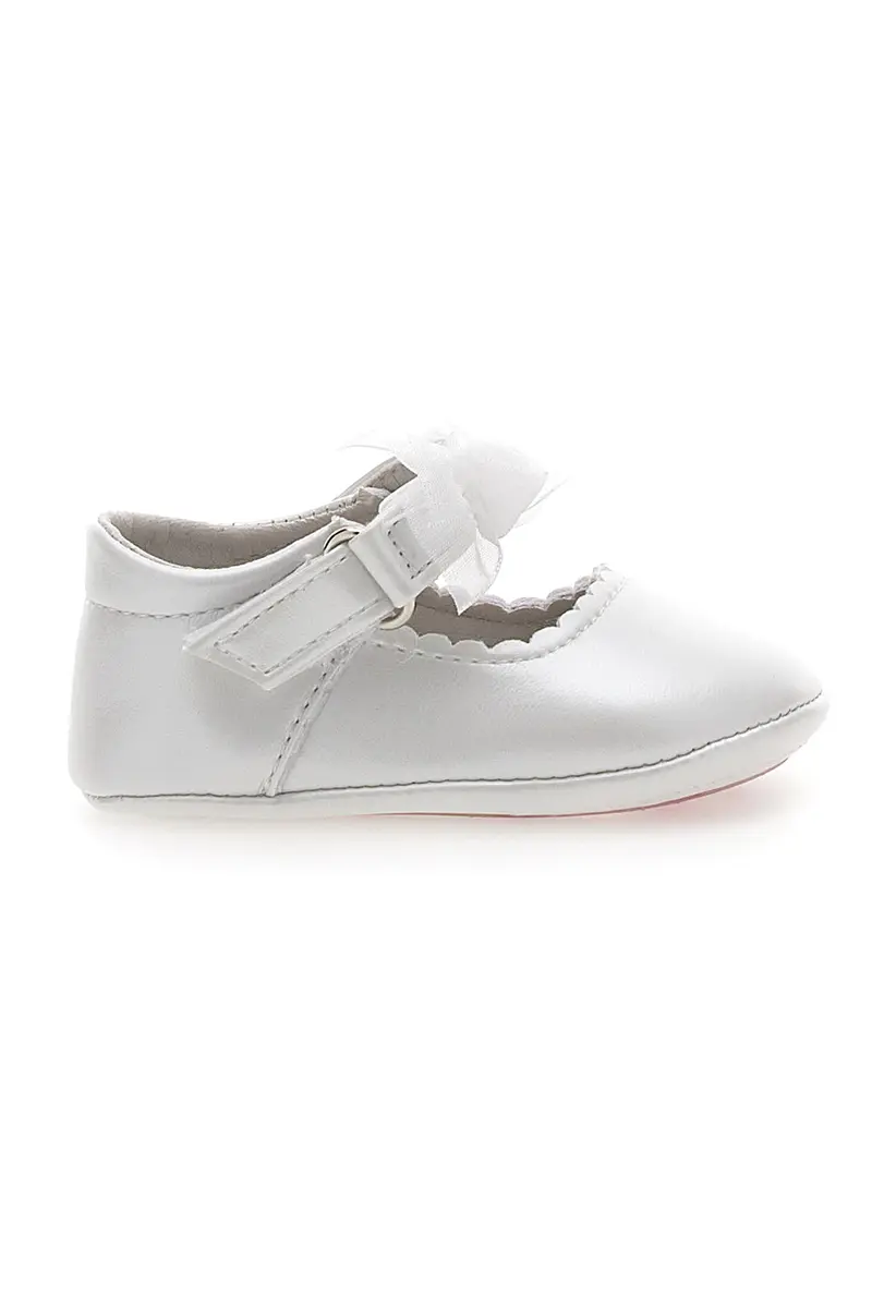 Ballerine Primi Passi Bianco Perla con Fiocco GRAZIE GIRL 39G2502S