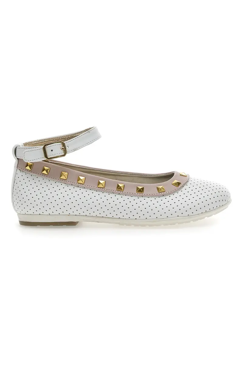 Ballerine Syssy 14512 Bianche e Beige