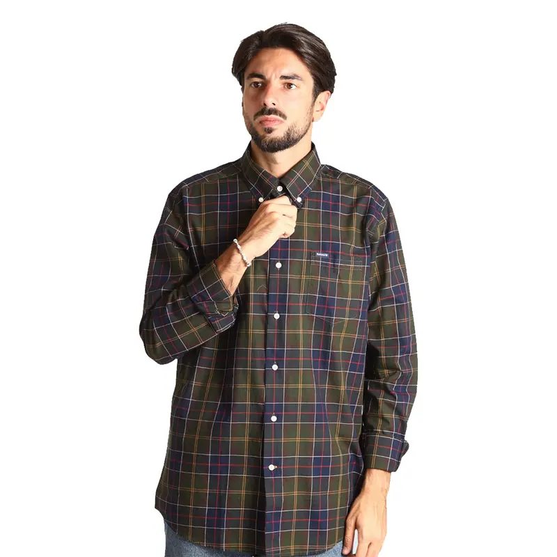 BARBOUR CAMICIA WETHERAM TAILORED UOMO MSH4982 TN11