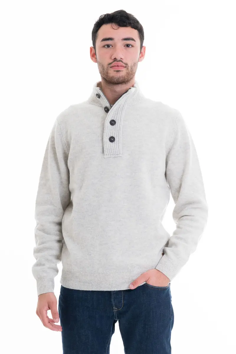 BARBOUR M ESSENTIAL PACH HALF ZIP MKN0585 BE14