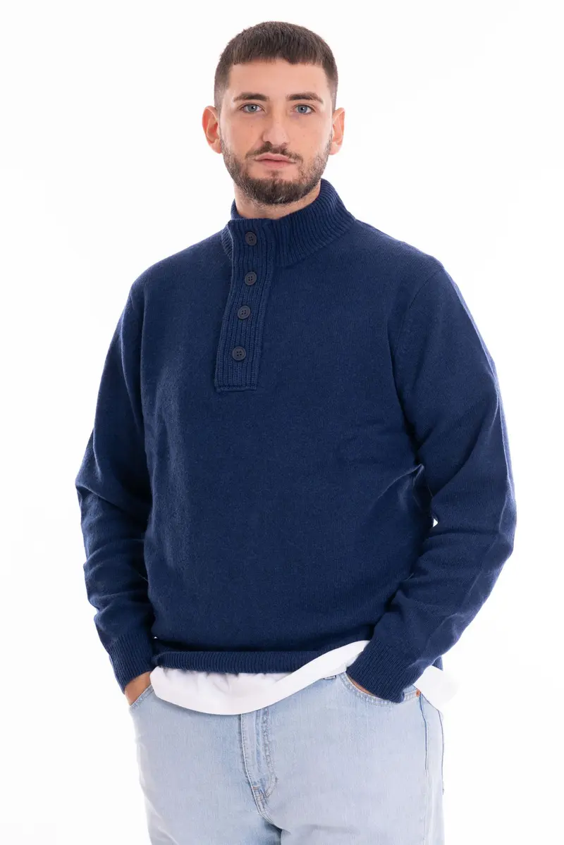 BARBOUR M ESSENTIAL PACH HALF ZIP MKN0585 BL91