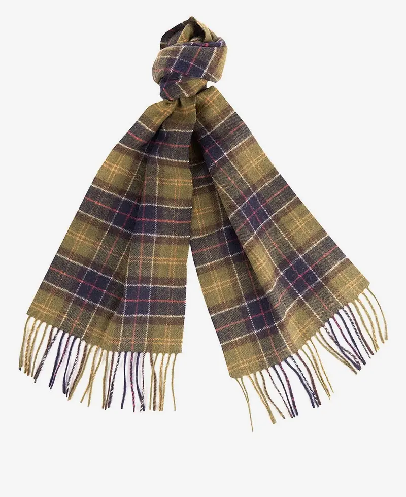 BARBOUR M TARTANLAMBSWOOL SCARF USC0001 TN11