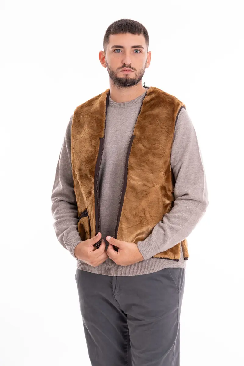 BARBOUR M WARM PILE WAISTCOAT ZIP LINER MLI0004 BR31