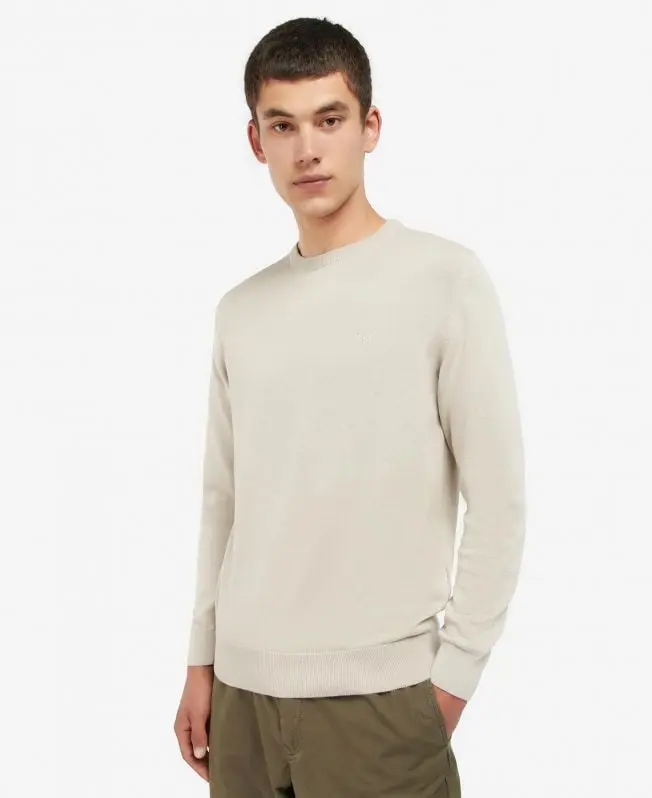 BARBOUR MAGLIONE PIMA IN COTONE UOMO MKN0932 BE12