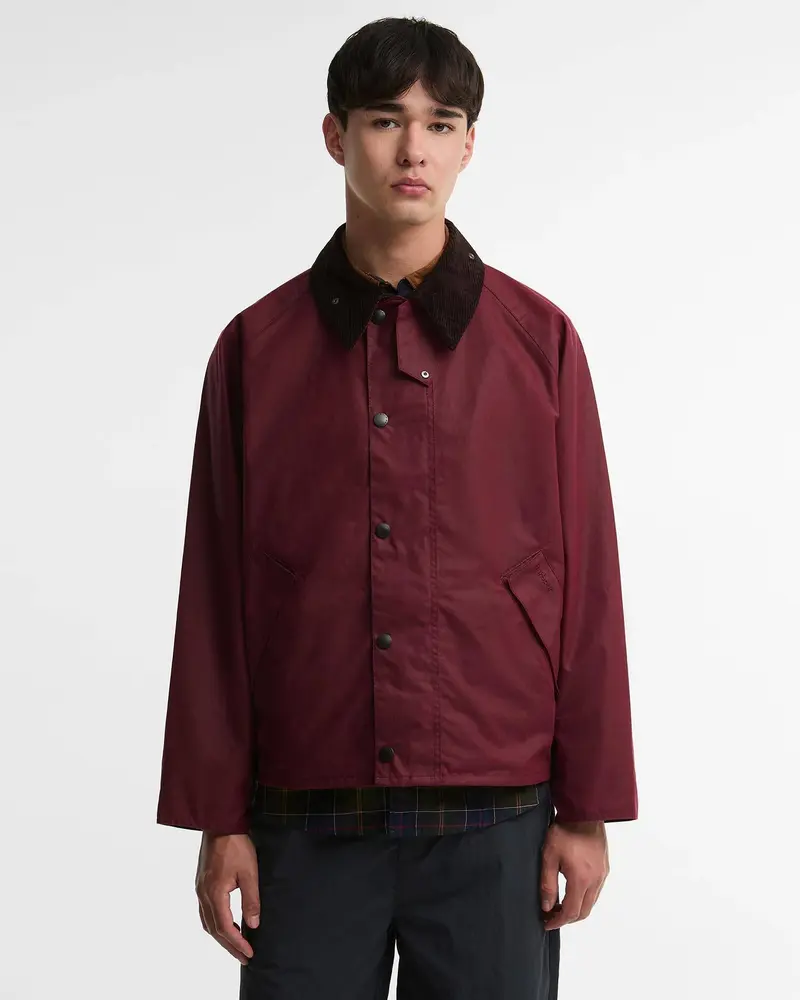BARBOUR OS TRANSPORT GIUBBOTTO IN COTONE CERATO MWX1678 RE72