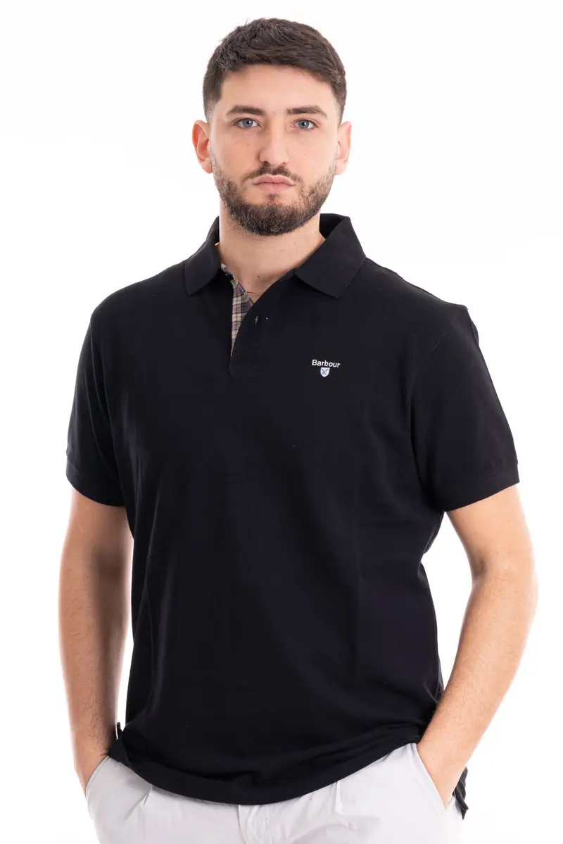 BARBOUR POLO TARTAN PIQUE MIDLAYERS UOMO MML0012 BK11