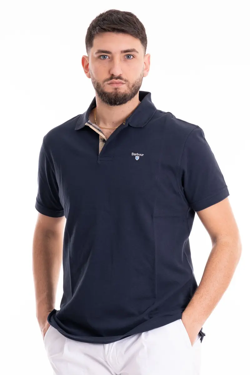BARBOUR POLO TARTAN PIQUE MIDLAYERS UOMO MML0012 NY31