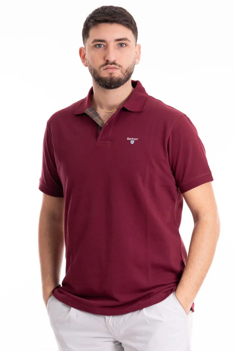 BARBOUR POLO TARTAN PIQUE MIDLAYERS UOMO MML0012 RE53
