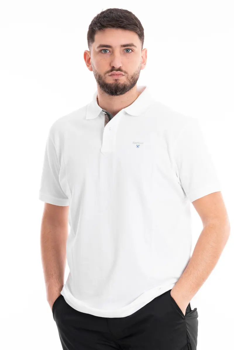 BARBOUR POLO TARTAN PIQUE MIDLAYERS UOMO MML0012 WH11