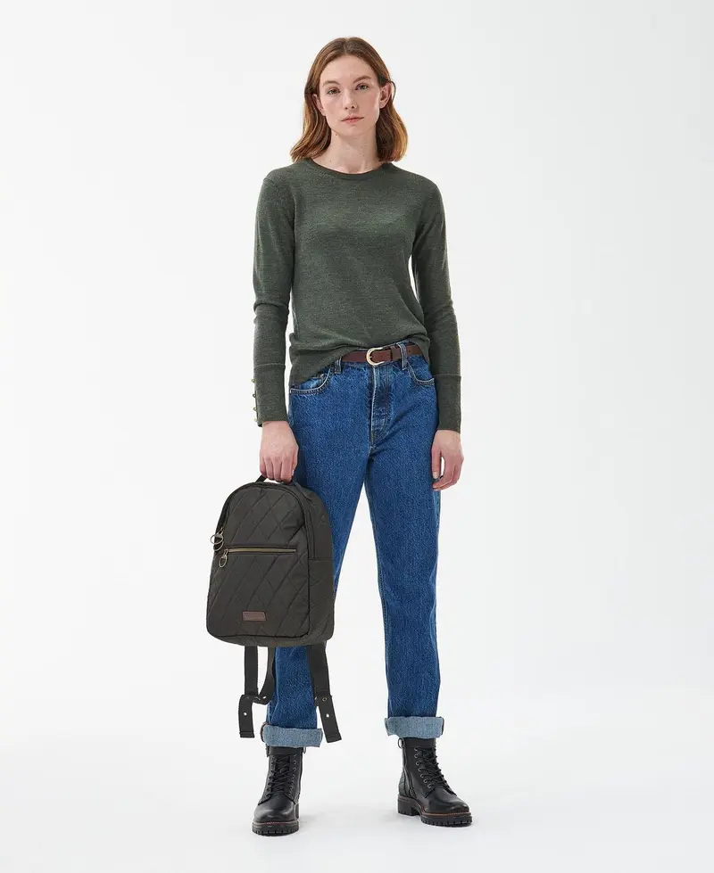 BARBOUR QUILTED BACKPACK LBA0394 OL71