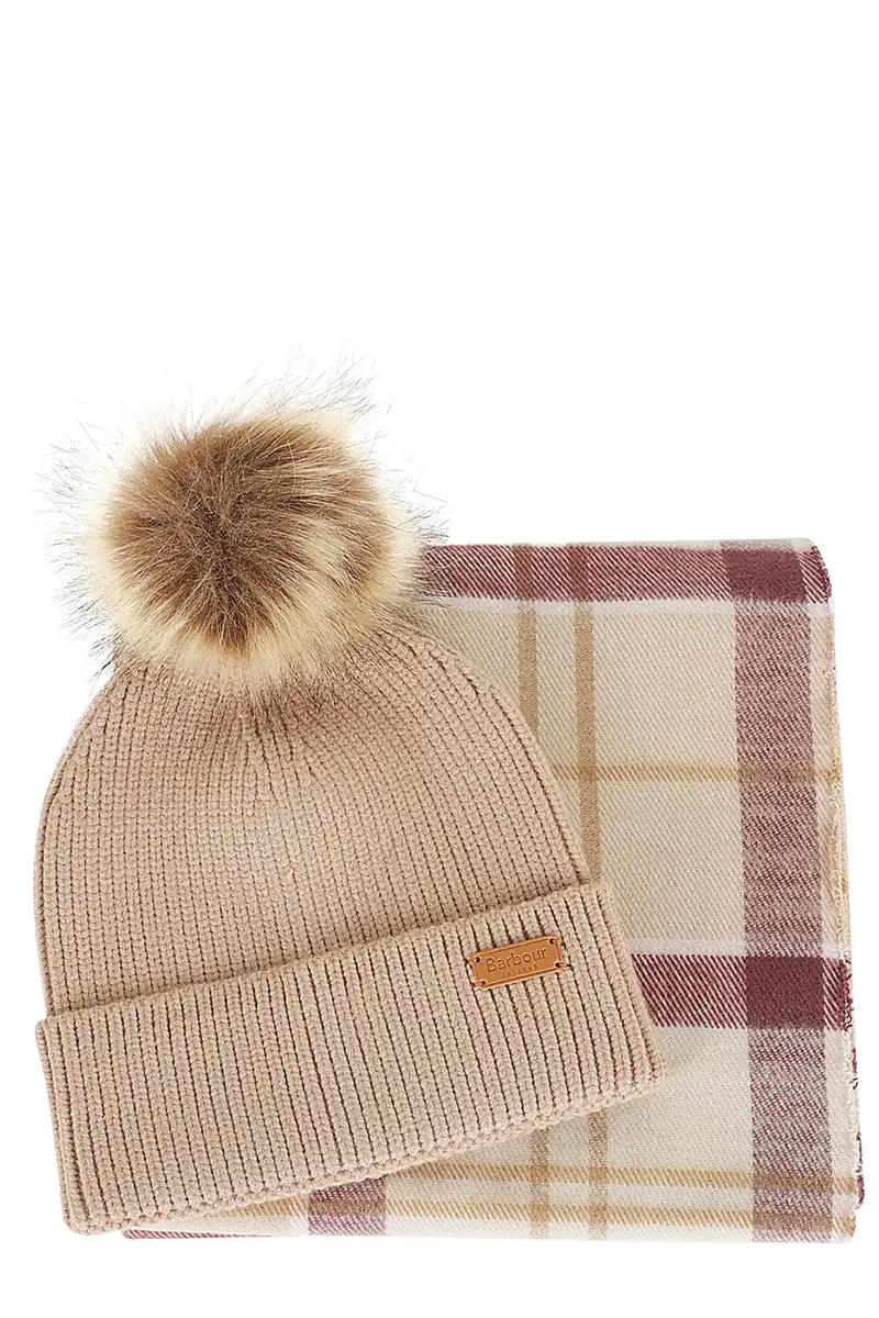 BARBOUR SET CAPPELLO + SCIARPA LGS0054 PU51