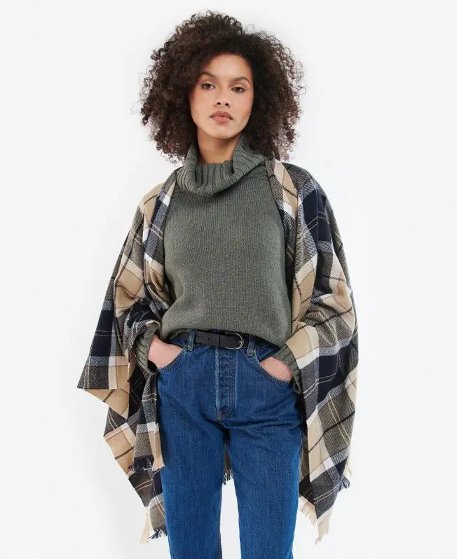 BARBOUR STAFFIN TARTAN SERAPE LSC0184 BE71