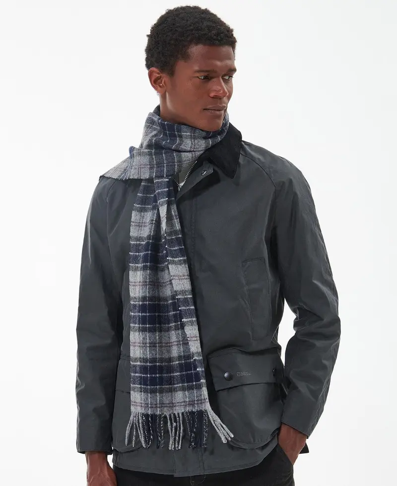 BARBOUR TARTAN LAMBSWOOL SCARF USC0001 TN17