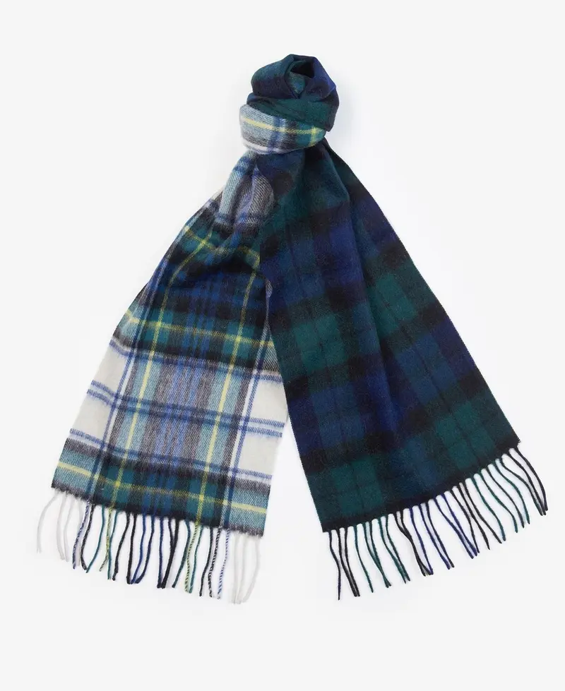 BARBOUR TEVIOT TARTAN SCARF USC0374