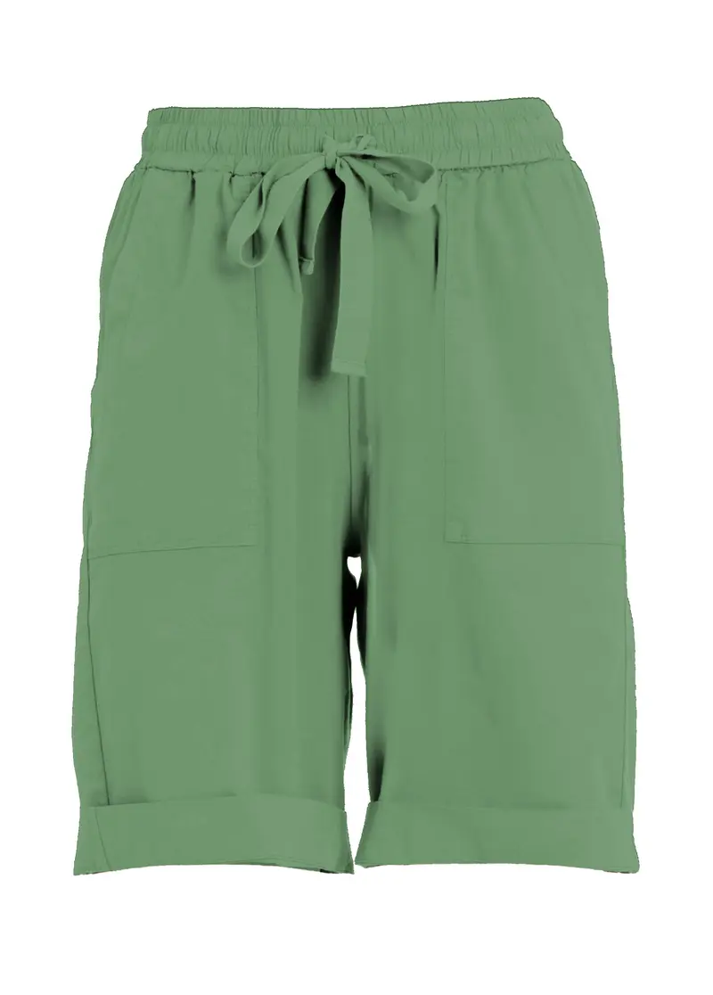 BERMUDA IN POPELINE CON COULISSE VERDE