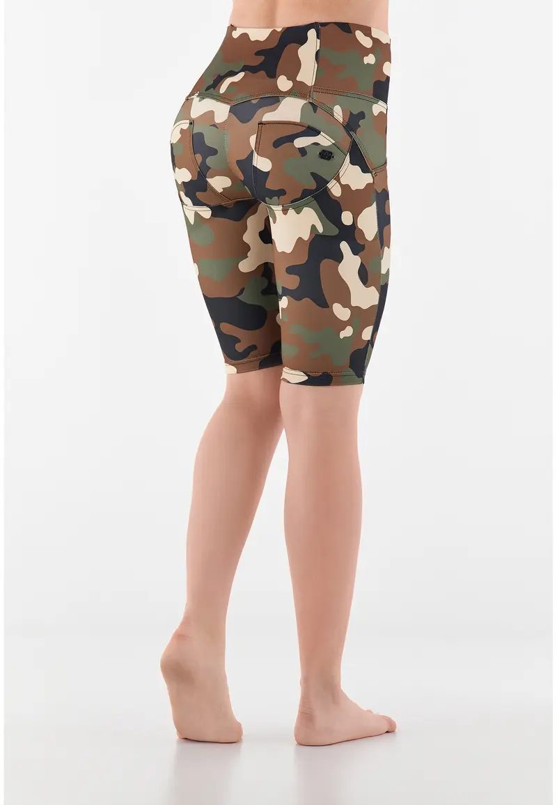 Biker push up WR.UP® vita alta traspiranti camouflage