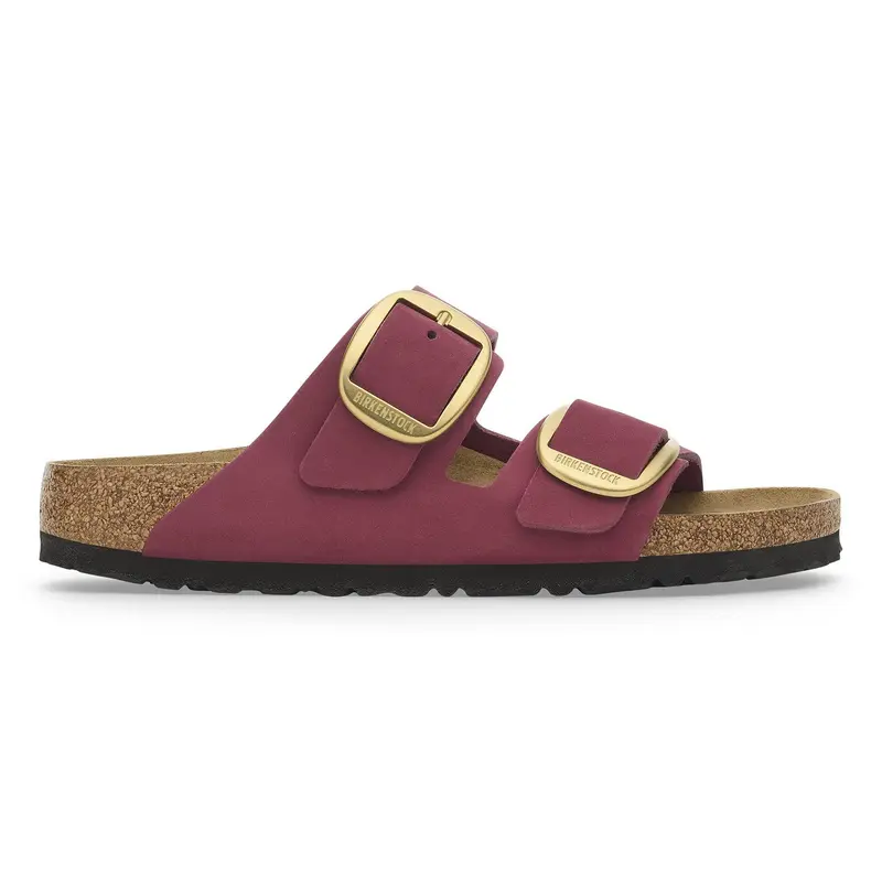 BIRKENSTOCK SANDALO ARIZONA CON  FIBIA GRANDE IN PELLE DONNA 1027989