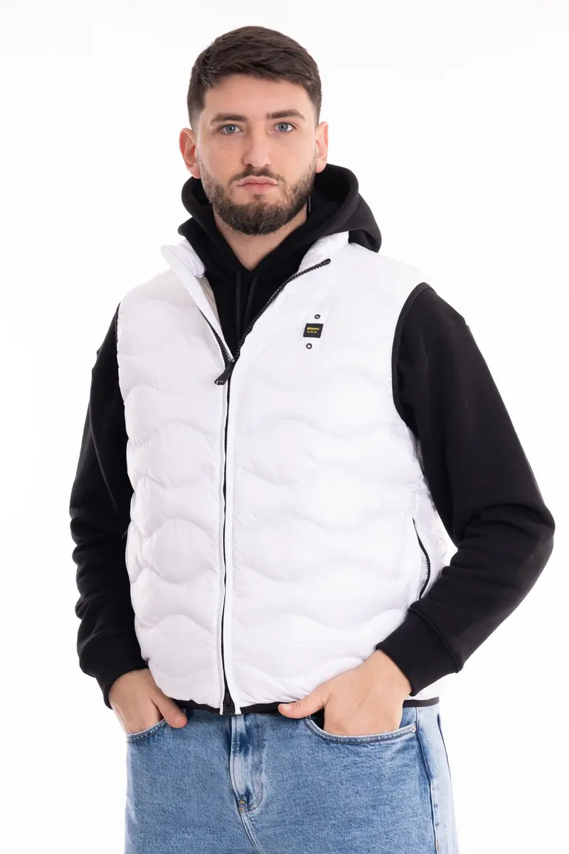 BLAUER GIUBBOTTO SMANICATO IMBOTTITO OVATTA UOMO BLUX02058 005958 100