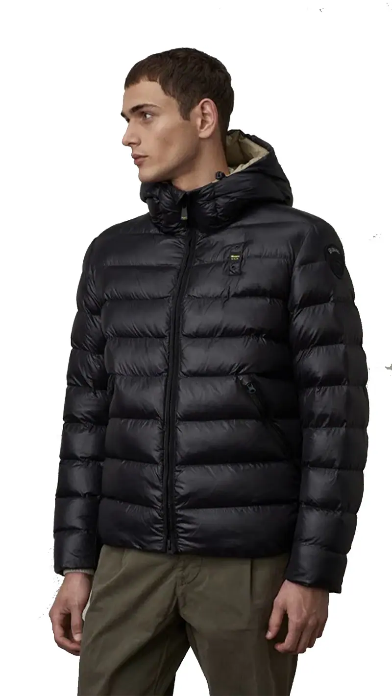BLAUER PIUMINO ADAMS CON CAPPUCCIO UOMO BLUC02055 005958 999EI