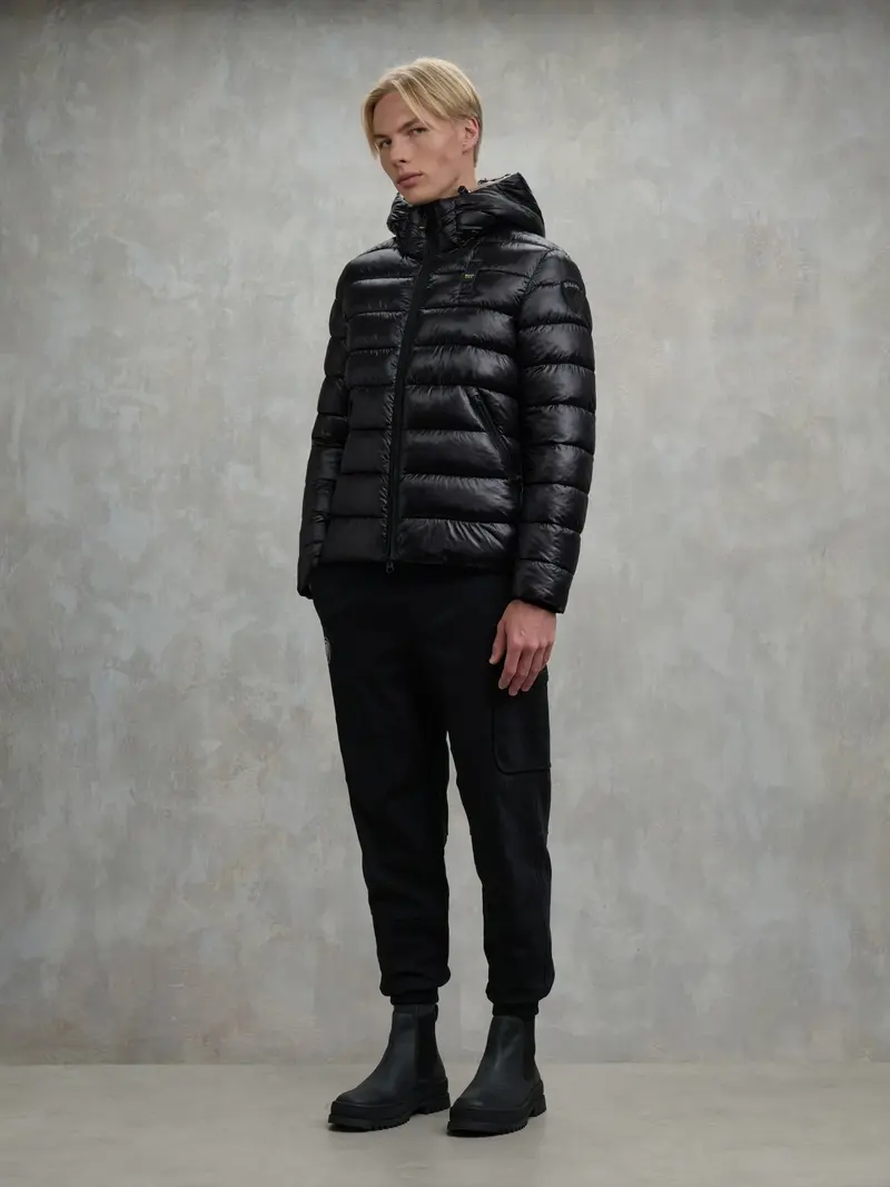 BLAUER PIUMINO ADAMS CON CAPPUCCIO UOMO BLUC02079 A05958 999EI