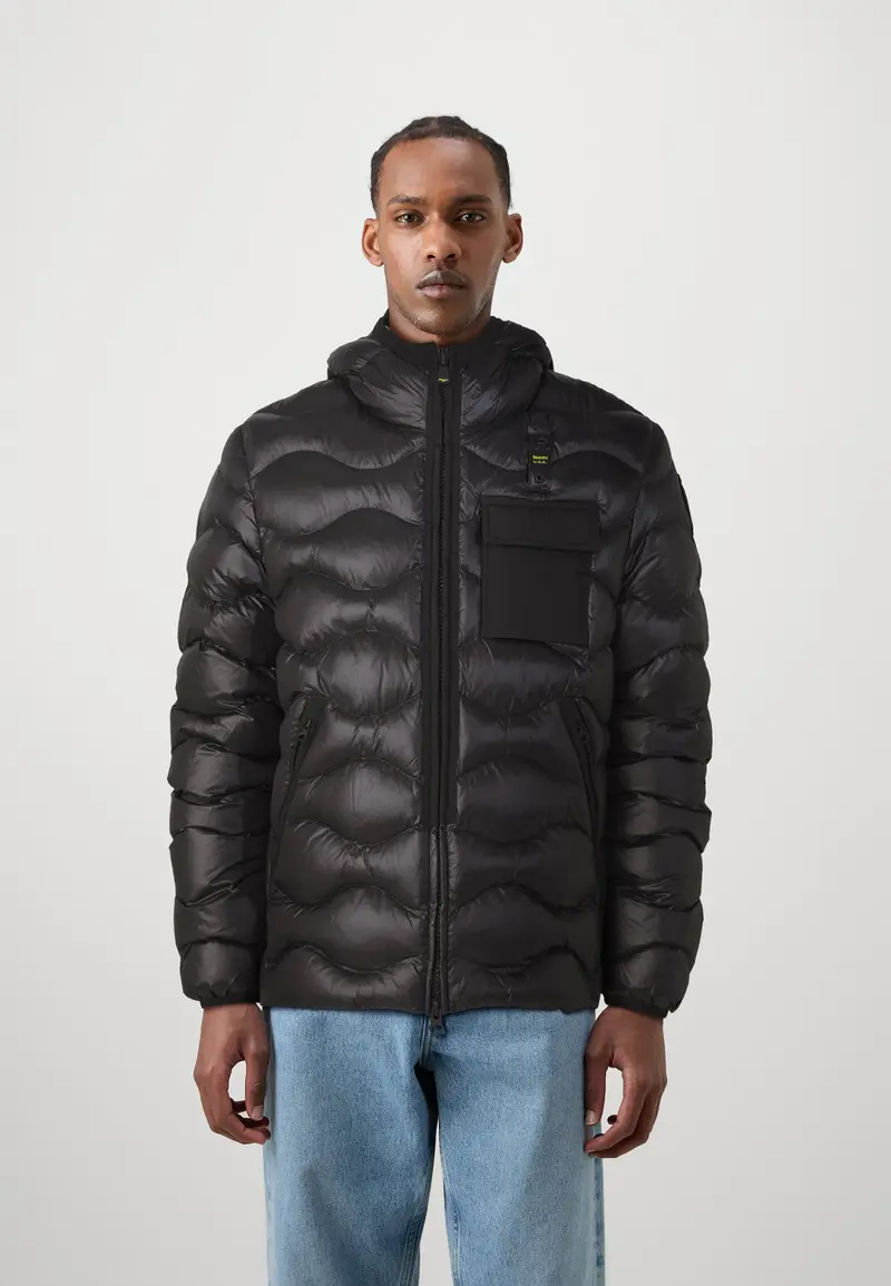 BLAUER PIUMINO BRYANT CON CAPPUCCIO UOMO BLUC02056 005958 999EI