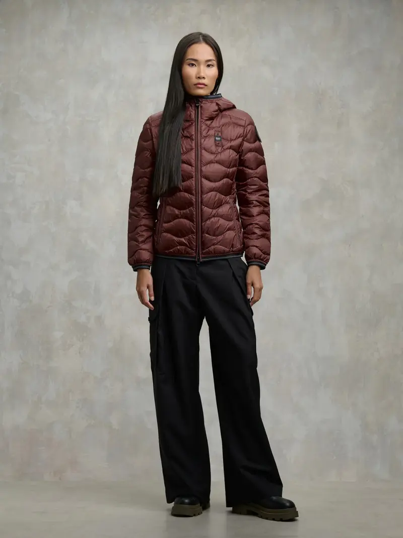 BLAUER PIUMINO CAMELIA CON CAPPUCCIO DONNA BLDC03095 006047 50ALT